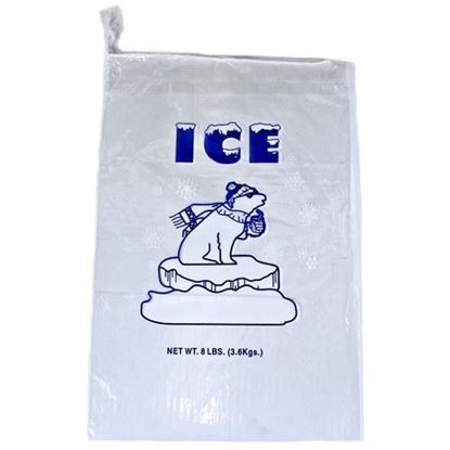 Picture of Ice Bags White String (8Lbs)