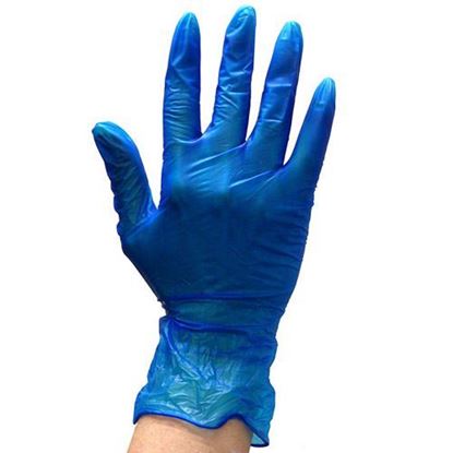Picture of Vinyl Blue Glove Powdered ( 10/100 )