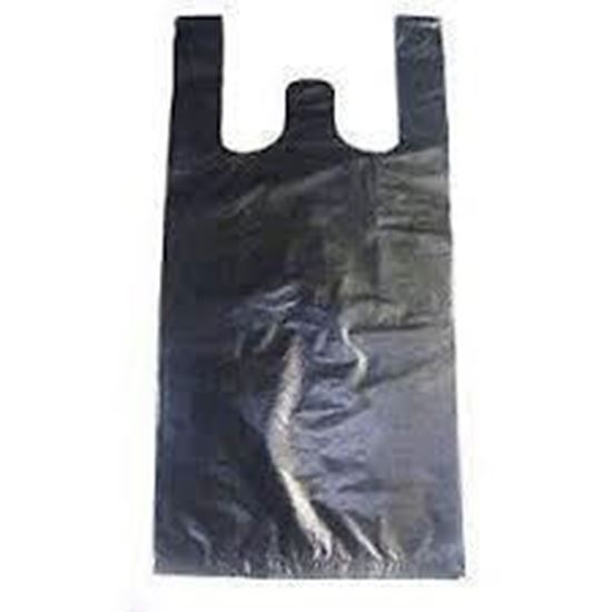Picture of 1/10 HDPE Black Grocery Small Bags(1000)