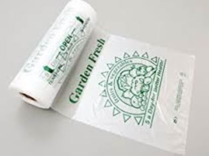 Picture of 12x20 HDPE Printed Produce Roll Bags(12Lbs)