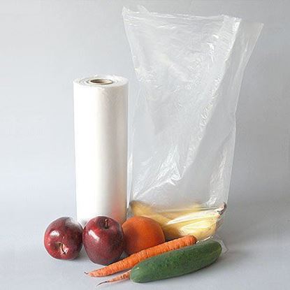 Picture of 12x20 HDPE Clear Produce Roll Bags(20Lbs)