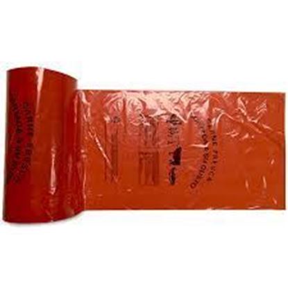 Picture of 11x19 LDPE Red Meat Roll Bags(4Rolls/cs)