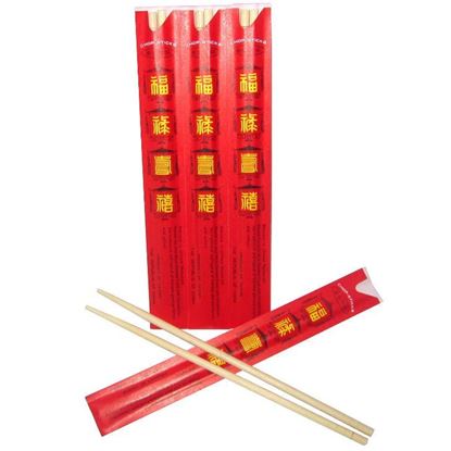 Picture of Red Envelope Chopstick Divided (80pcx10bags)