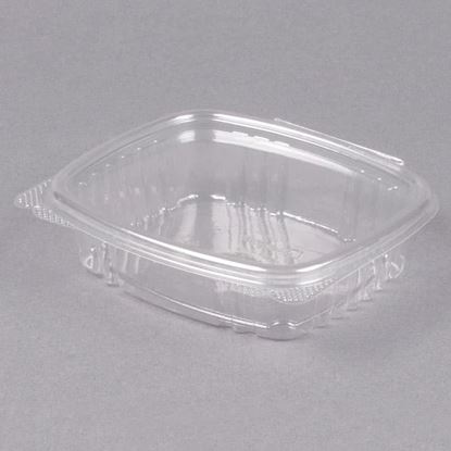 Picture of 8oz Clear Hinged Deli Container 200 sets (Mr. Plastics brand)