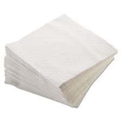 Picture of 17x17 White Dinner Napkins(1Ply)