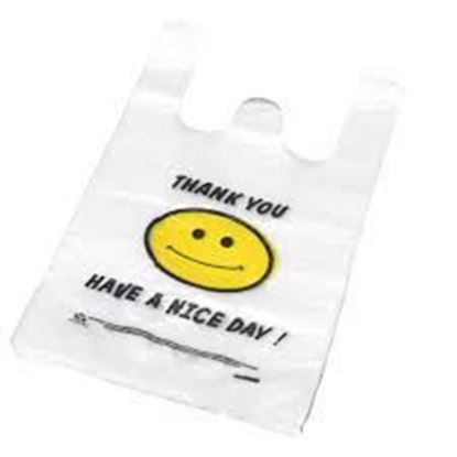 Picture of 1/6 HDPE Happy Face Bags(Heavy Duty)