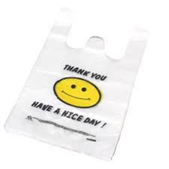 1/6 HDPE Happy Face Bags(Heavy Duty)