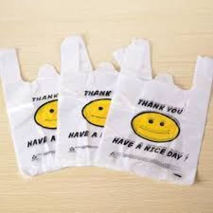 Picture of 1/8 HDPE Med-Size Happy Face Bags