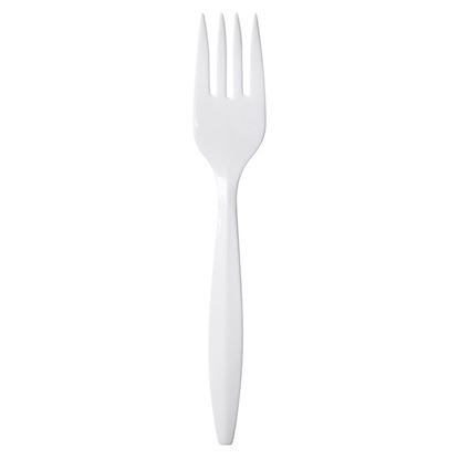 Picture of White Medium Weight Forks (1000pcs)
