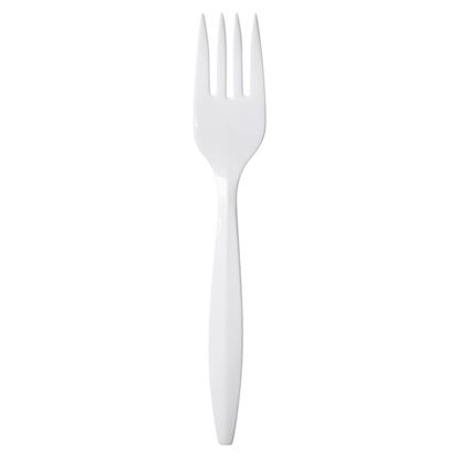 Picture of White Medium Weight Forks (1000pcs)