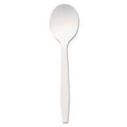 Picture of White Medium Weight Spoons (1000pcs)