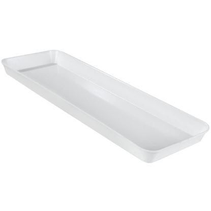 Picture of White Market Plastic Food Tray 6"x30"x2"