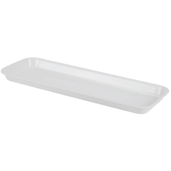 Picture of White Market Plastic Food Tray 10"x30"x3/4"