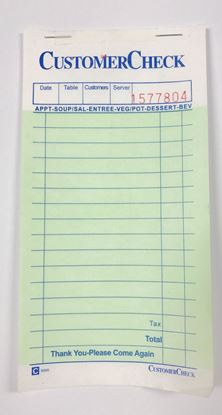 Picture of 1 Part Carbonless Check books 50ct/box