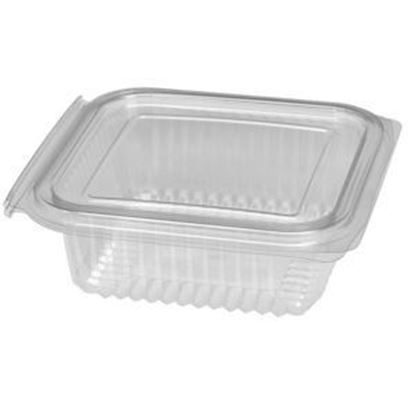 Picture of 8oz Clear Hinged Lock Deli Container