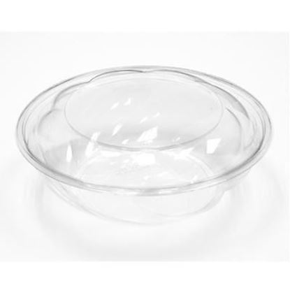 Picture of 64oz Clear Salad Bowl with Lid (100 Set)