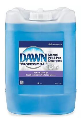 Picture of Dawn 5 Gal Blue Liquid Dishwashing Detergent