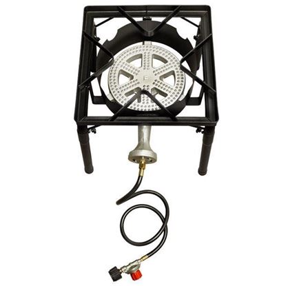 Picture of Cast Iron Square Single Burner Outdoor Stand Stove