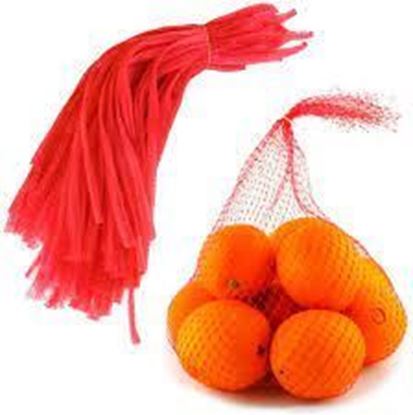 Picture of Fruit & Vegetable Red Mesh Produce Bag 500/cs