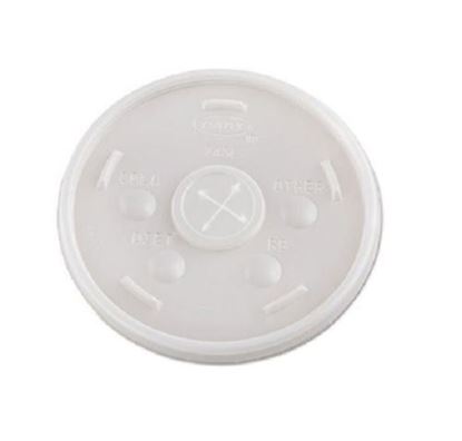 Picture of 24SL *Trans Straw Slotted Lid/500 pc/cs (Match 24J24)