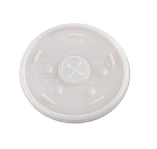 Picture of 24SL *Trans Straw Slotted Lid/500 pc/cs (Match 24J24)